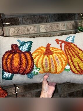 Opalhouse Fall Trio of Pumpkins Decorative Pillow